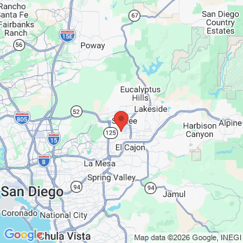 Map to DENTAL EXPRESS office in Santee, CA