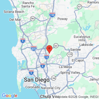 Map to Lillian R.Liberto, DDS.APC office in San Diego, CA