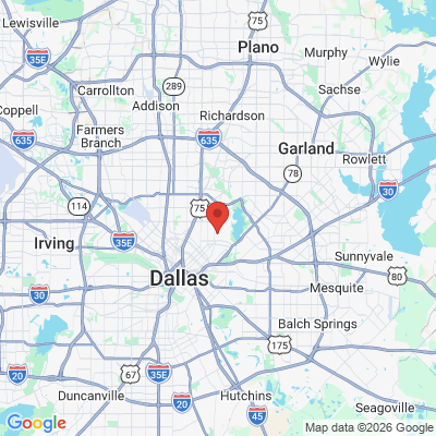 Map to  office in Dallas, TX