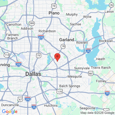 Map to  office in Dallas, TX