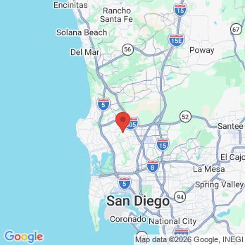 Map to Allegiance Dental, Inc office in San Diego, CA