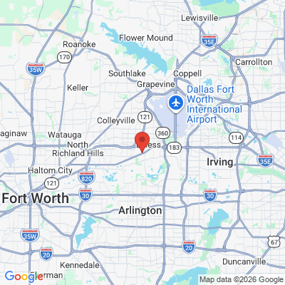 Map to  office in Euless, TX