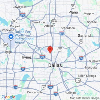 Map to  office in Dallas, TX