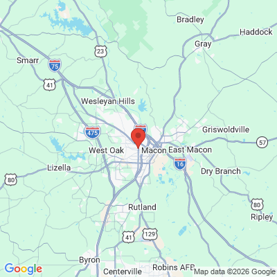 Map to  office in Macon, GA