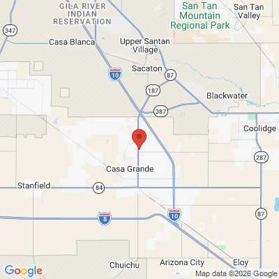Map to  office in Casa Grande, AZ