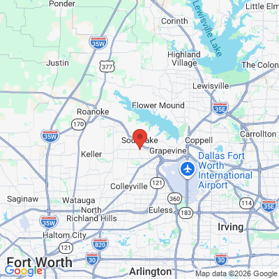 Map to  office in Southlake, TX