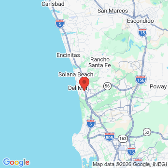 Map to del mar view dental care, Daniel J Charlton, APDC office in Del Mar, CA