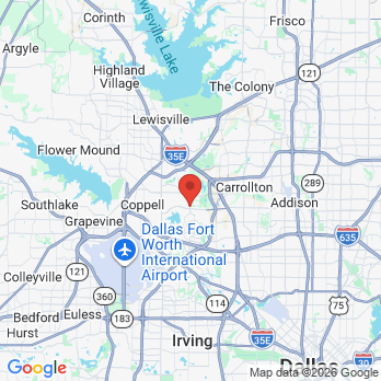 Map to 10 Day Smiles of Coppell office in Coppell, TX