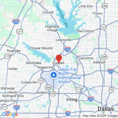 Map to  office in Coppell, TX