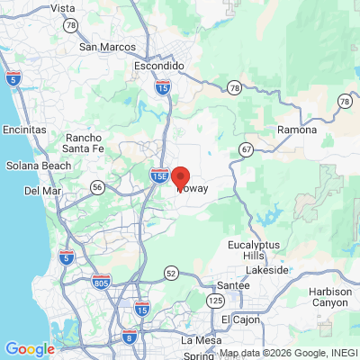 Map to  office in Poway, CA