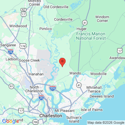 Map to  office in Daniel Island, SC