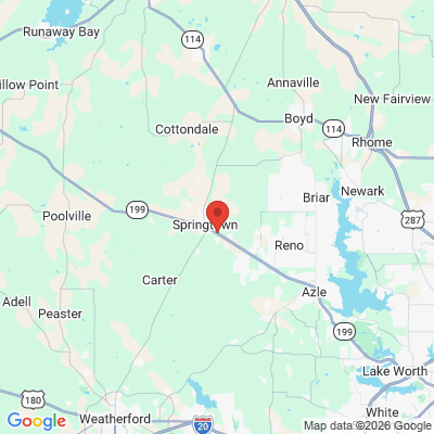 Map to  office in Springtown, TX