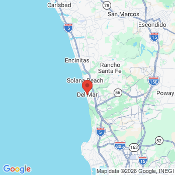 Map to Kevin Fitzpatrick, DDS, MS office in Del Mar, CA