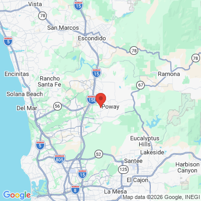 Map to  office in Poway, CA