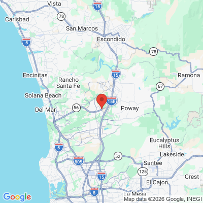 Map to Rancho Peñasquitos Dental Center office in San Diego, CA