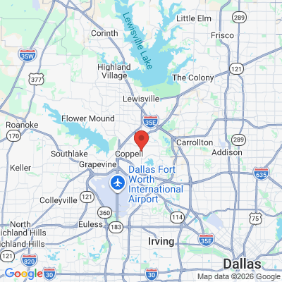 Map to  office in Coppell, TX