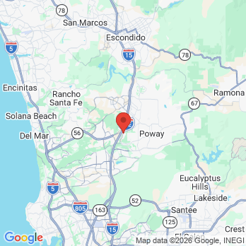 Map to Pearl cosmetic and family dentistry office in San Diego, CA