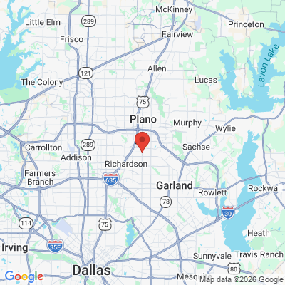 Map to  office in Richardson, TX