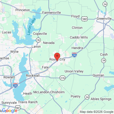 Map to  office in Royse City, TX