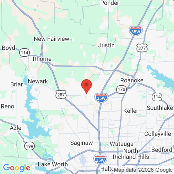 Map to Dr. Luke Riley office in Haslet, TX
