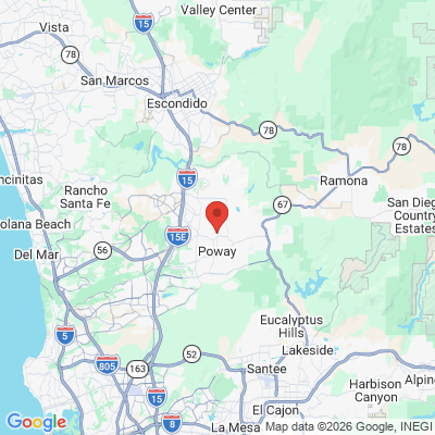 Map to  office in Poway, CA