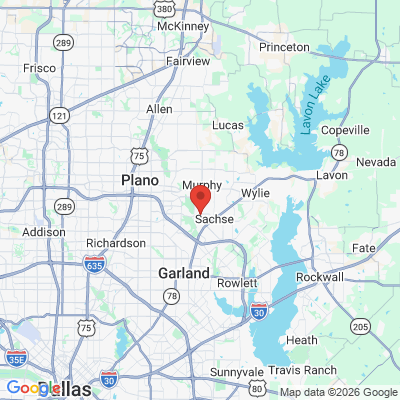 Map to  office in Garland, TX
