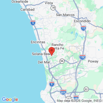 Map to I-Rise Dental office in Del Mar, CA
