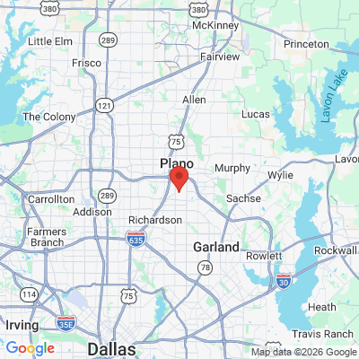 Map to  office in Richardson, TX