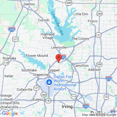 Map to  office in Coppell Orthodontics