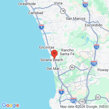 Map to Dr. Michelle Sandler office in Solana Beach, CA