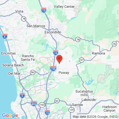 Map to Poway Dental Arts/ Peter A. Rich, D.M.D.  office in Poway, CA