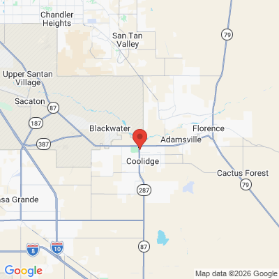 Map to  office in Coolidge, AZ