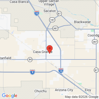 Map to Impressions Dental CG office in Casa Grande, AZ