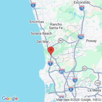 Map to Dr. S. Vivien Chadkewiczy Office office in San Diego, CA