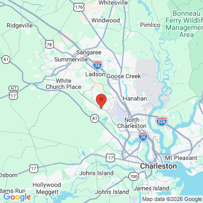 Map to  office in North Charleston, SC