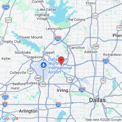 Map to  office in Irving, TX