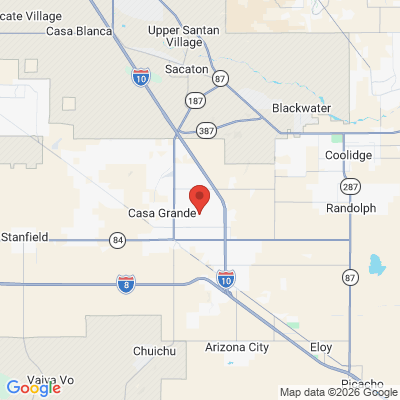 Map to DM Family Dentistry office in Casa Grande, AZ