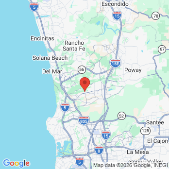 Map to Scripps Poway Dental Care office in San Diego, CA