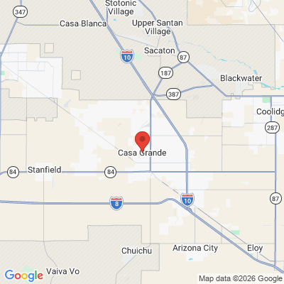 Map to  office in Casa Grande, AZ