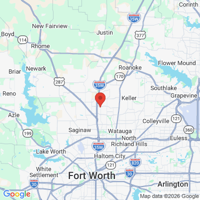 Map to  office in Fort Worth, TX