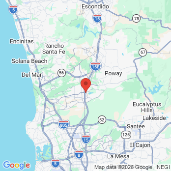 Map to SmilePlus Dentistry office in San Diego, CA