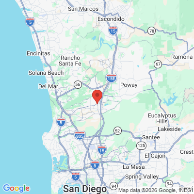 Map to Mesa Dental Group office in San Diego, CA