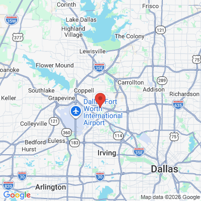 Map to  office in Irving, TX