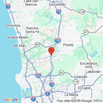 Map to West Coast Oral Surgery  office in San Diego, CA