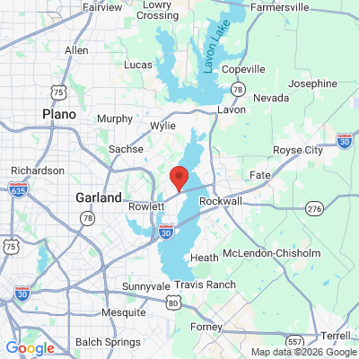 Map to  office in Rowlett, TX
