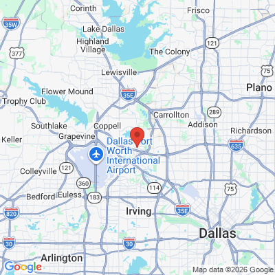 Map to  office in Irving, TX