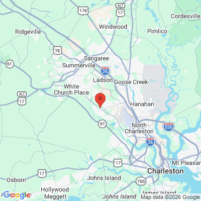 Map to  office in North Charleston, SC