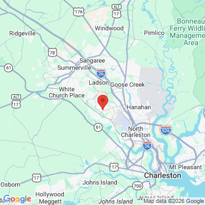 Map to  office in North Charleston, SC