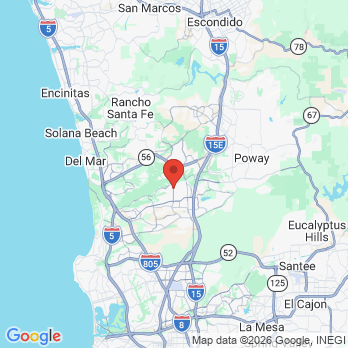 Map to Jennifer Caruso, DMD office in San Diego, CA