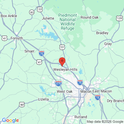 Map to  office in Macon, GA
